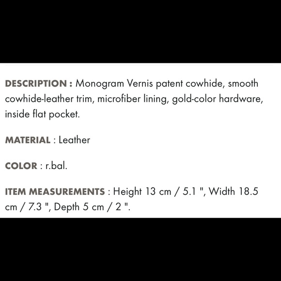 New !! Louis Vuitton Vernis Pink Patent 2wayBag 💕 - Picture 11 of 11